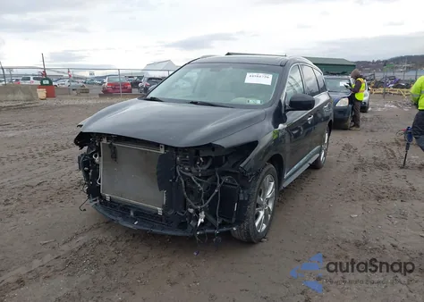 2013 Infiniti Jx35 z USA, uszkodzony, nr VIN 5N1AL0MM1DC347636